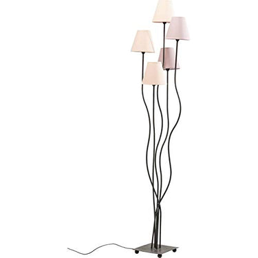 Kare Design Stehleuchte Flexible Berry Cinque, Mehrfarbig, Retro Design, Stehlampe, Leselampe, Standleuchte, Stahlgestell, 163x40x35cm (H/B/T) im Sale